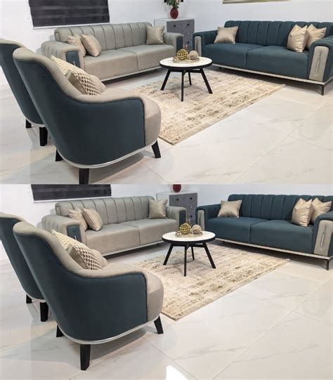 Stephen Sofa Set: Elegant 3-Seater, 2-Seater & Single Chair