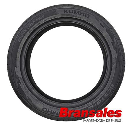 Pneu Aro 18 Kumho 235 45r18 98w Ecsta Hs52 Bransales Pneus