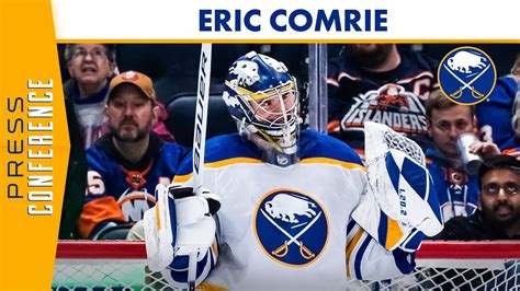 It Felt Really Good Buffalo Sabres Goalie Eric Comrie Posts Shutout