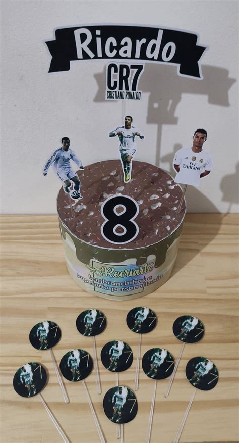 Kit Só Um Bolinho Tema Cr7 Elo7 Produtos Especiais