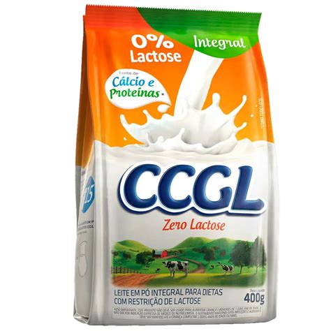 Leite Em Pó Contem Lactose - Leite em Pó CCGL Zero Lactose 400g - Super Muffato Delivery