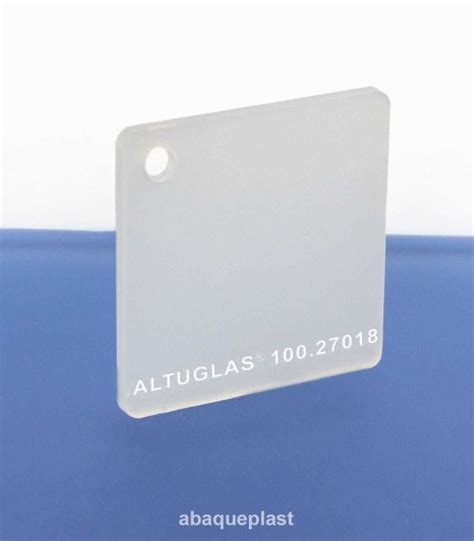 Altuglas Plaque Pmma Transparent Plexi Coul Acrylique