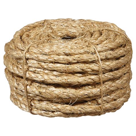 Corde torsadée Ben Mor sisal naturelle 50 pi x 1 4 po 60502 PRE