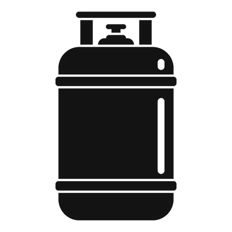 Premium Vector Gas Cylinder Industrial Icon Simple Illustration Of