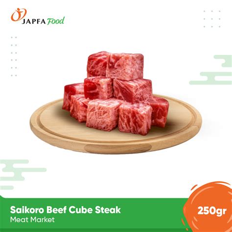 Jual Saikoro Beef Cube Steak 250 Gr Shopee Indonesia