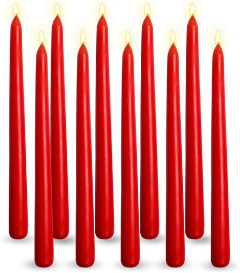 Amazon SPAAS Gold Taper Candles Set Of 4 9 Tall Unscented