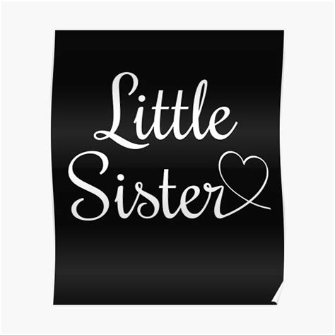 "Cute Big Sister Little Sister " Poster for Sale by Lulaggio | Redbubble