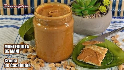 Saludable Mantequilla De ManÍ O De Cacahuate Natural Deliciosa Solo 1