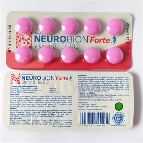 Jual Neurobion Forte Pink Tablet Shopee Indonesia