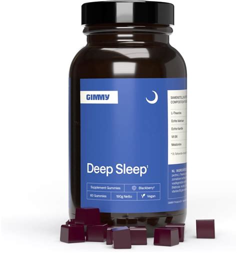 Gimmy Deep Sleep Vitamin Gummis Nahrungsergänzung Mit Melatonin L