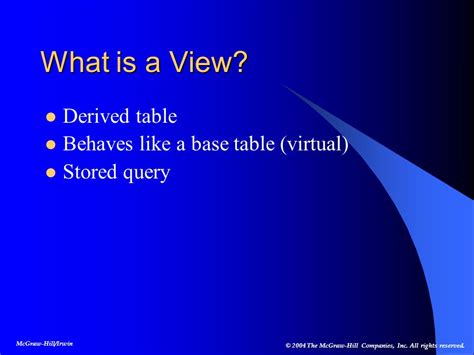 Chapter Application Development With Views Mcgraw Hill Irwin