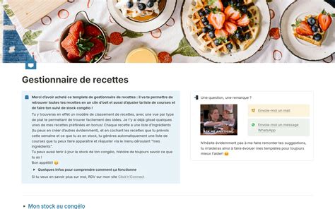 Meilleurs Mod Les Notion Recettes Marketplace Notion