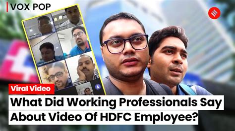 After Video Of Hdfc Bank Employee Abusing Co Workers Goes Viral Working