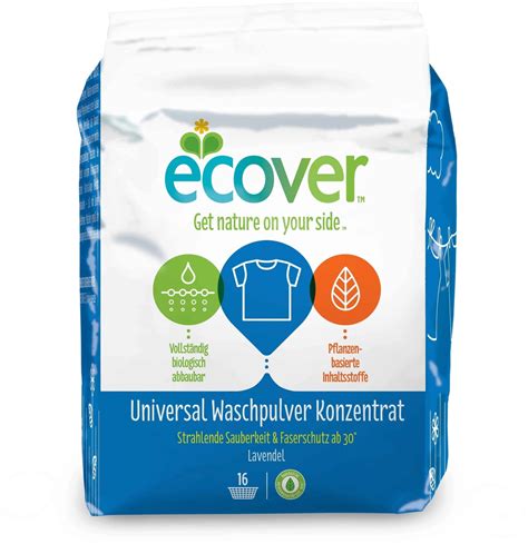 Ecover Universal Waschpulver Konzentrat Lavendel 1 2 Kg Ab 7 65