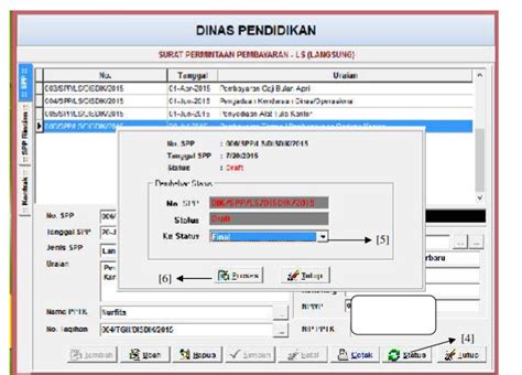 Memverifikasi SPP LS Belanja Modal Termin Pada Simda Keuangan Our