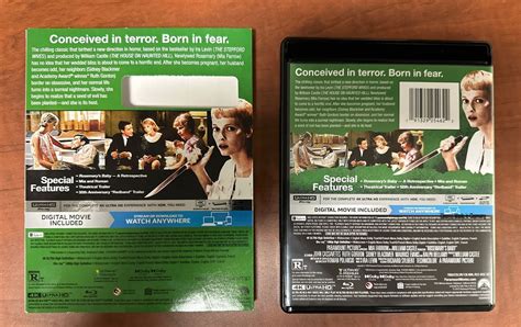 Rosemary S Baby K Uhd Blu Ray No Digital Has Slipcover Th