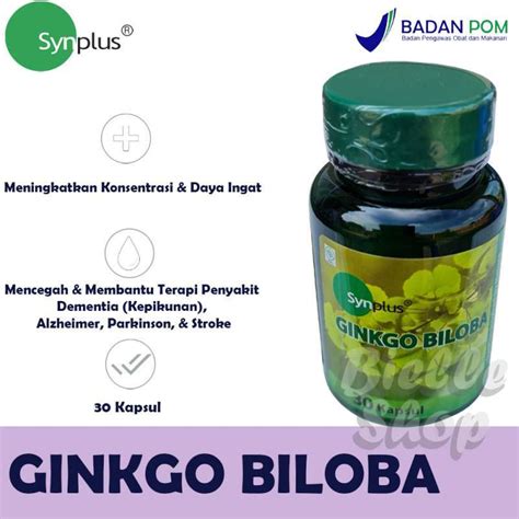 Jual Synplus Ginkgo Biloba Caps Meningkatkan Konsentrasi Daya