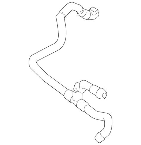 2014 2016 Ford Transit Connect OEM Upper Hose DV6Z 8286 C OEM Ford Parts