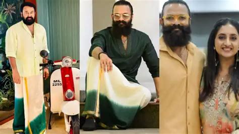 Actor Jayasurya Wife Saritha Is Behind Mohanlal Latest Dhoti Viral Look