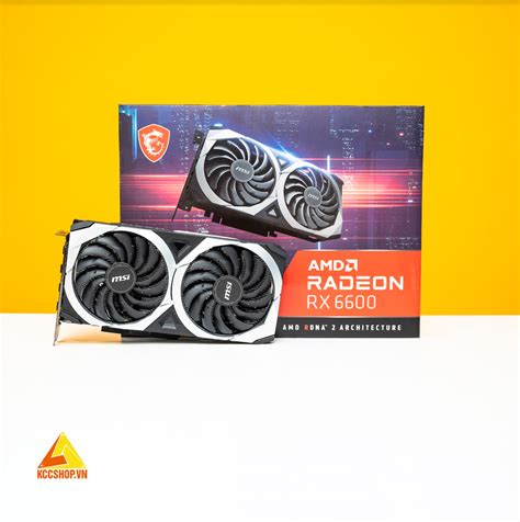 Card Màn Hình Msi Radeon Rx 6600 Mech 2x 8gb 8gb Gddr6 128 Bit Hdmi