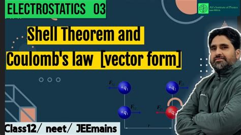 Electric Charges And Fields Class12 Physics Coulombs Law Vector Form