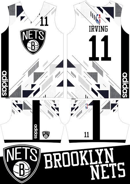 2020 Brooklyn Nets Abstract Series Basketball Jersey Jersey Design