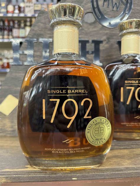 1792 Single Barrel Bourbon Barbank Select