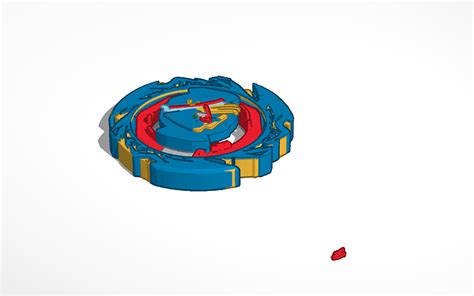 3d Design Copy Of Thunderbolt Valkyrie Beyblade Burst Db Tinkercad