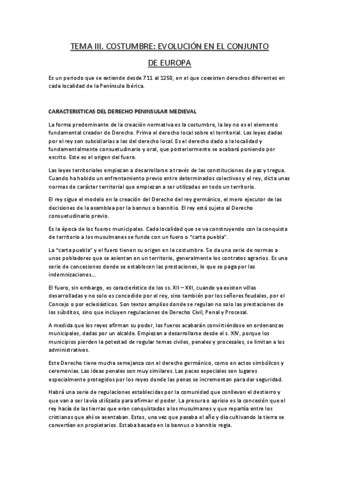 TEMA 3 HISTORIA DEL DERECHO Pdf