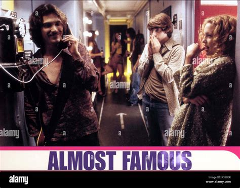 ALMOST FAMOUS BILLY CRUDUP, PATRICK FUGIT, KATE HUDSON Date: 2000 Stock Photo - Alamy