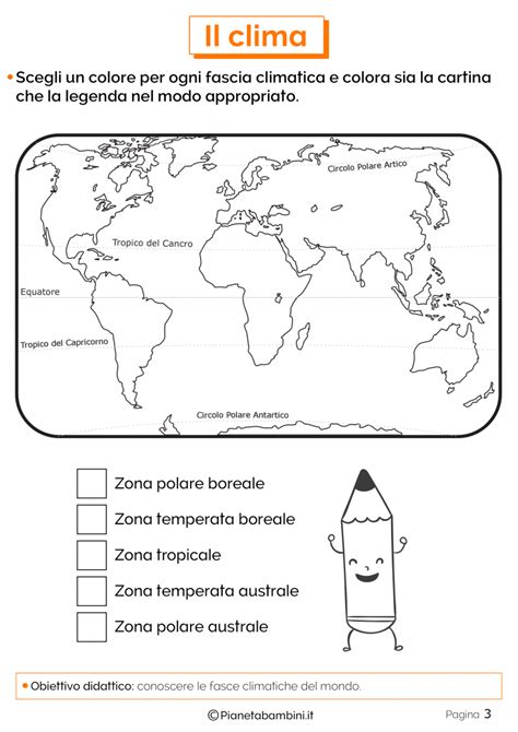 Il Clima Schede Didattiche Per La Scuola Primaria Pianetabambini It