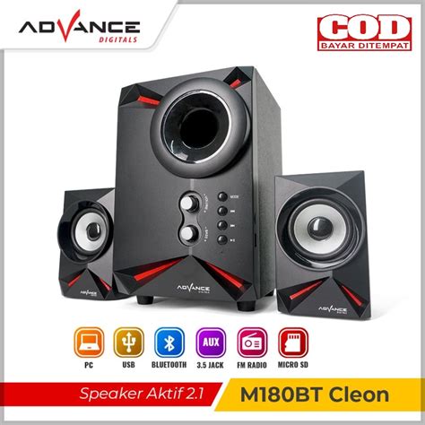 Jual Speaker Aktif Bluetooth Advance M Bt Cleon Subwoofer Bass