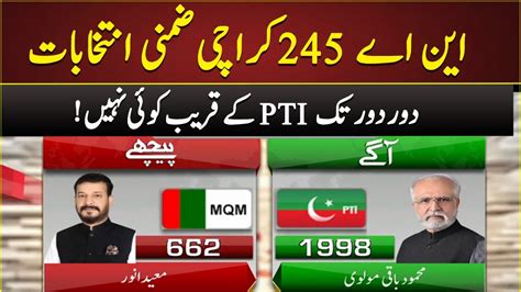 NA 245 Karachi Updates The PTI Candidate Left Everyone Far Behind 21