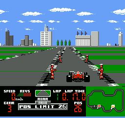 Screenshot Of Ferrari Grand Prix Challenge Nes Mobygames