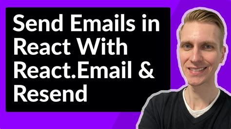 Send Emails In Next Js App With Server Action React Email Resend