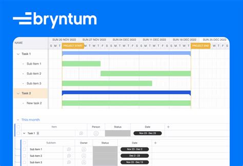 How To Connect And Sync Bryntum Gantt To Monday Bryntum