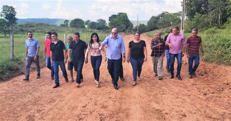 Hildo Rocha E Prefeita Edinalva Brand O Inauguram Estradas Em S O