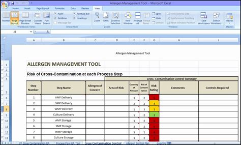 Audit Risk Assessment Template Excel | Template Business Format