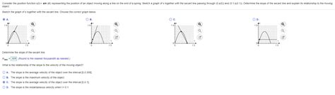 Solved Consider The Position Function S T Sin It