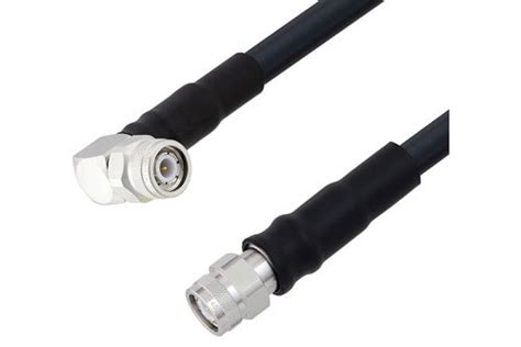 Tnc Male Right Angle To Tnc Male Low Loss Cable 60 Inch Length Using Lmr 400 Uf Coax With Times