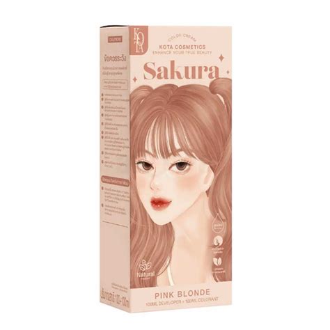 Kota Cosmetics Sakura Pink Blonde Hair Color Ml