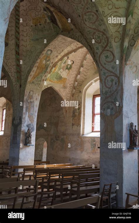 Medieval Holy Cross Church Of Hattula Finland Stock Photo Alamy