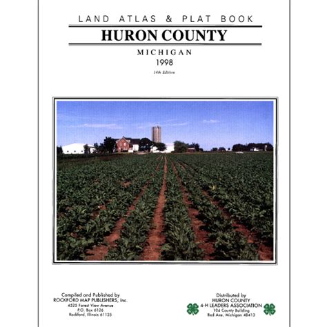 Michigan Huron County Plat Map And Gis Rockford Map Publishers