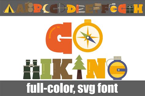 Go Hiking Font By Illustration Ink Creative Fabrica