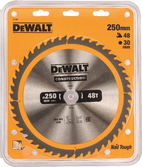 DeWalt DT1957 Extreme Cirkelzaagblad 250 X 30 X 48T Hout Met