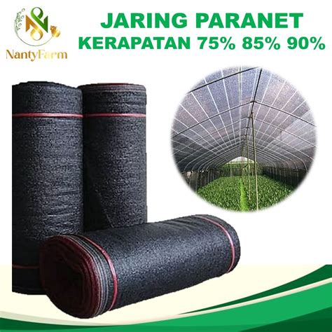 Jual Jaring Paranet Kerapatan Lebar M Sunshade Net Ecer