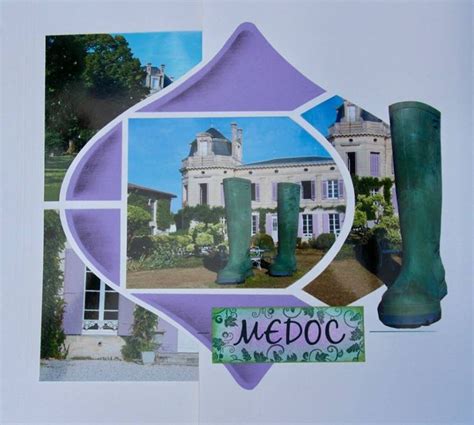 A Collage Of Photos With Green Boots And A House