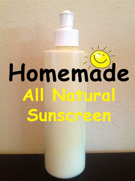 Healthy Intuitions Healthy Homemade Natural Sunscreen