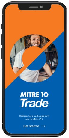 Mitre 10 Trade app | Mitre 10, always Mighty Helpful to the Trade