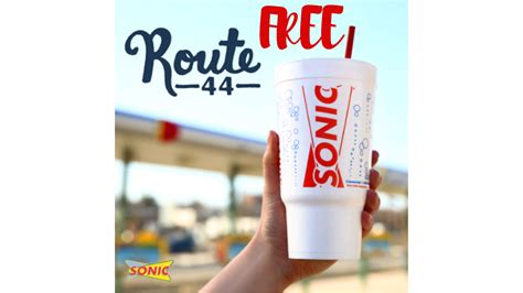 FREE Route 44 Drink or Slush at Sonic :: Southern Savers